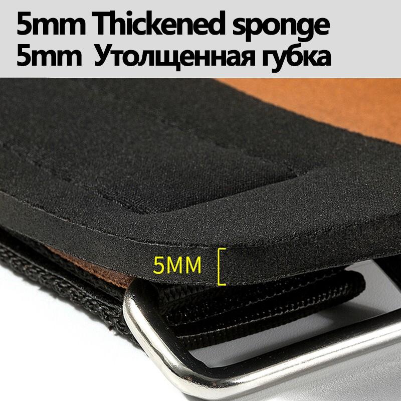 Cowhide Gym Gloves Anti Skid Weight Lifting Pads Deadlift Belt Crossfit Fitness Gloves Palm Protection Workout Gear