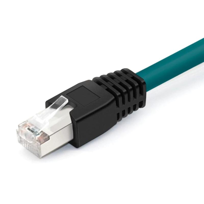 12 X Coded 8Pin Male To RJ45 High Flexible Industrial Ethernet Cable IP67 Flexible PVC Sheath Cable 26AWG Wire