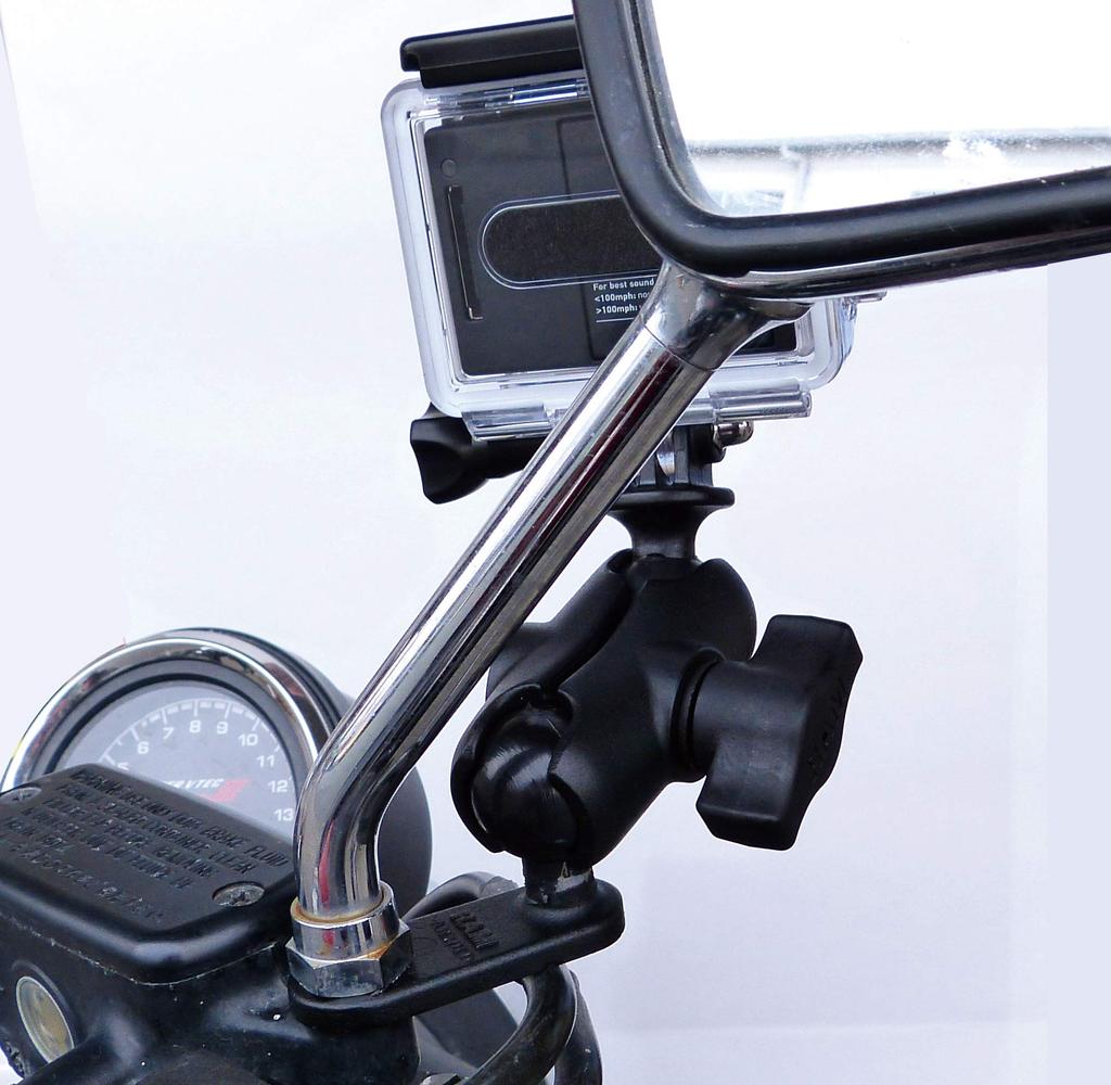 RAM MOUNTS [Basis 1.0"] Spiegelbasis B (Gerade) [1 Zoll]