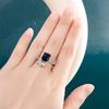 Bella Box Zircon Bridal Wedding Ceremony Party Finger Ring Dazzling Silver Color Delicate Women Rings Fashion Jewelry