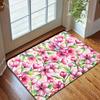 Kirschblüten bedruckter Teppich für Wohnzimmer Schlafzimmer Sofa Heimdekoration Rutschfeste Bodenmatte Moderne Teppiche Maschinenwaschbar