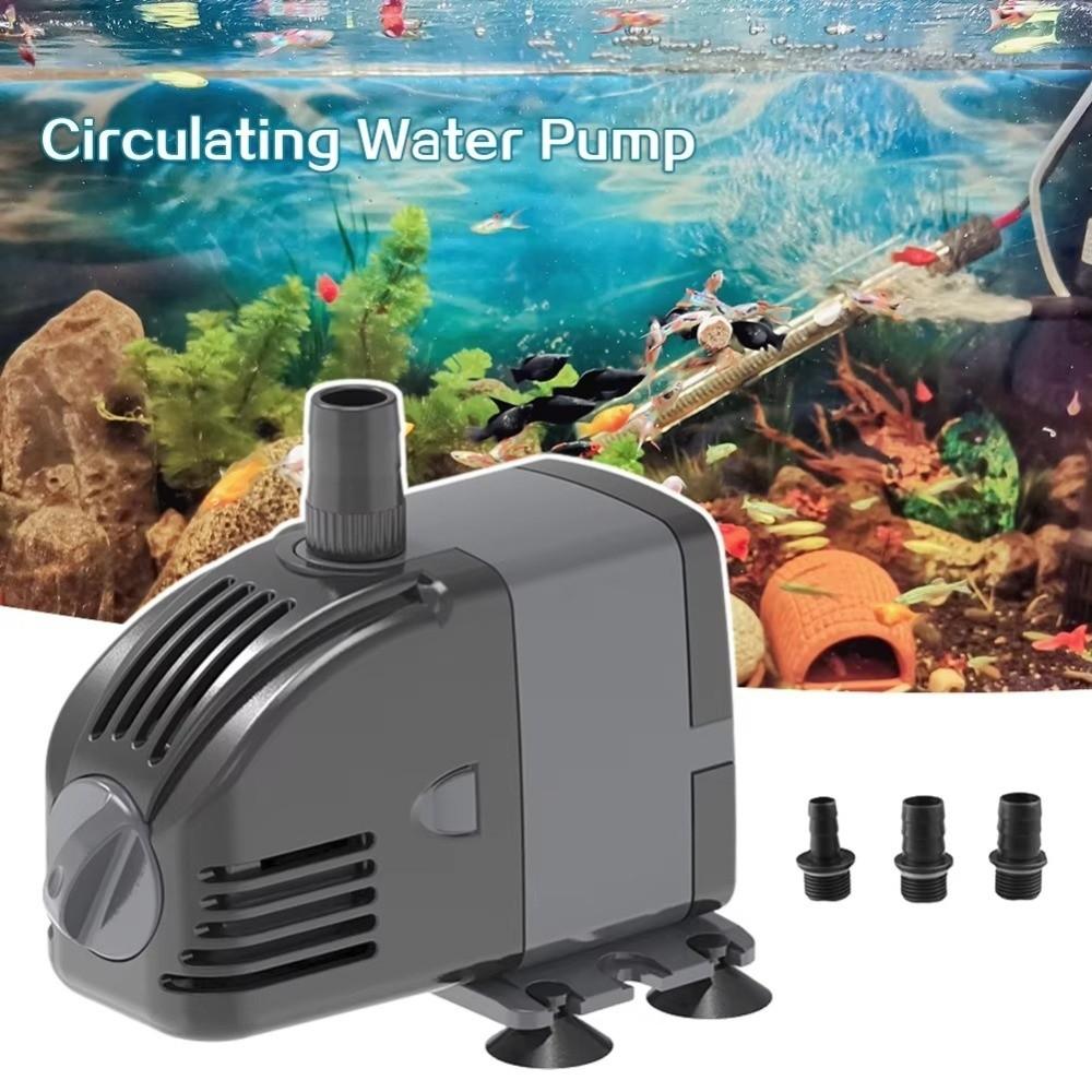 Submersible Aquarium Water Pumps 6/14/24w Filter Pump Easy To Install Water Fountain Pump  Aquarium