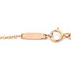 Tiffany & Co T-toe T-Two Circle Pendant DiamondNecklace 18K Pink Gold/diamond Array