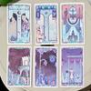 Broken Mirror Tarot Deck: 78 Cards Waite-Smith System, Unique Geometric Art for Beginners & Pros 10.3x6cm Travel Size