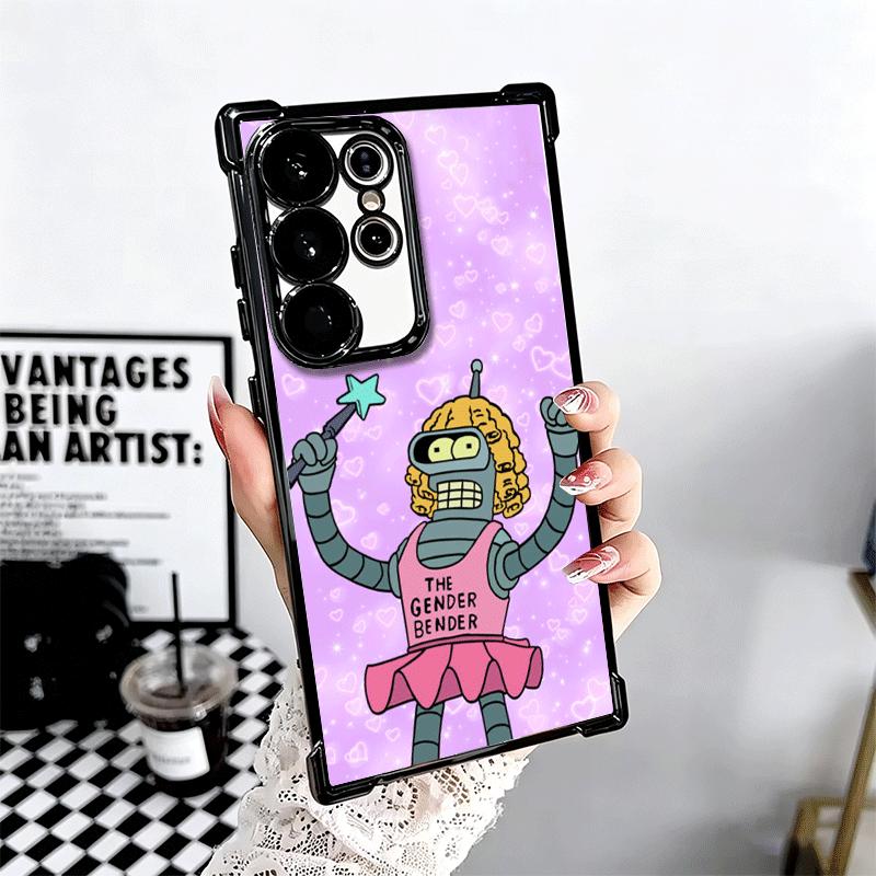 Cartoon Funny F-Futuramas Soft Phone Case For Samsung Galaxy S26 Ultra S25 Edge S24 FE S23 Plus S22 S21 + S20 Plating Anti-Fall