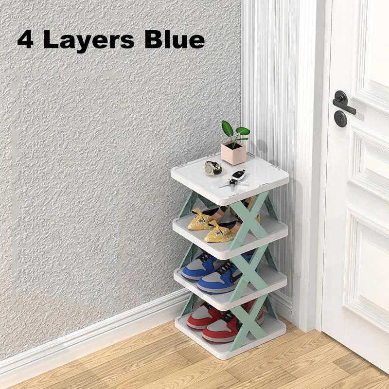 

Цветные дверцы шкафов Соответствующее шкафу хранение Складной органайзер Экономия места Обувь Слои для обуви 2-9 Простая обувь Полки для обуви Стеллажи