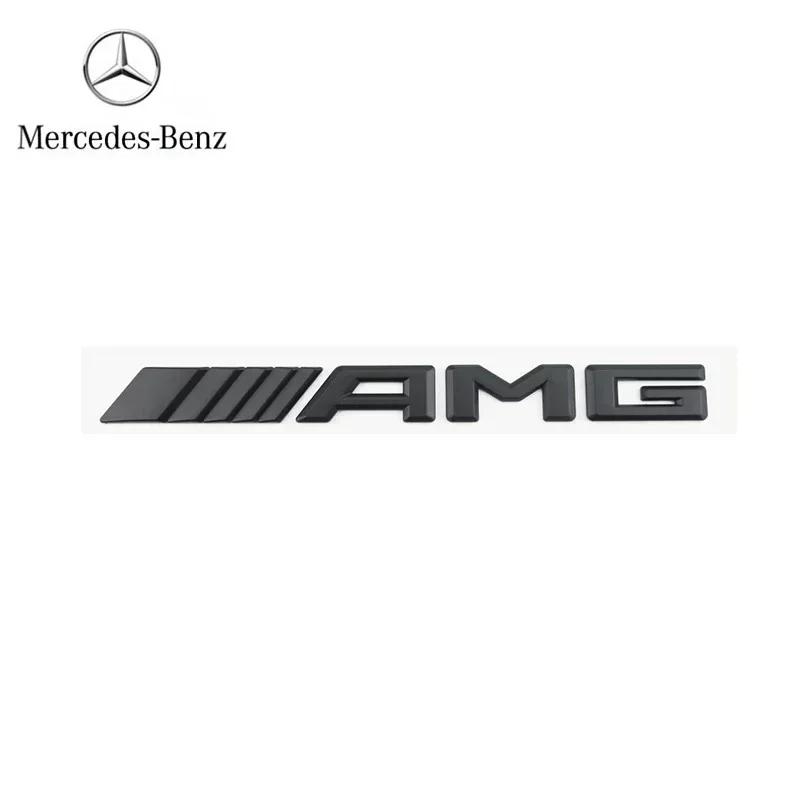 1pcs 3D Car Rear Trunk emblem Decal Letters Sticker For Mercedes Benz AMG A B C E G CLA W211 W203 W204 W210 W124 accessories