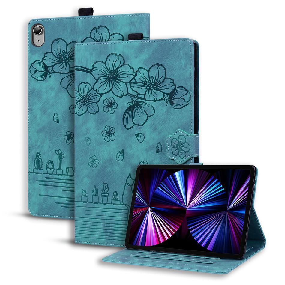 Kožené pouzdro se stojánkem Sakura pro iPad 2025 Pro 10.2 10.9 11 12.9 13 palců Air 4 5 6 MINI 7 8 9 10. 11. generace Kryt se slotem na karty