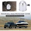 Trailer Hitch Ball Cover, Water Proof Ball Hitch Shield Plastic RV Hitch Cover Practical Towball Protector Capping for RV Boat Caravan Trucks