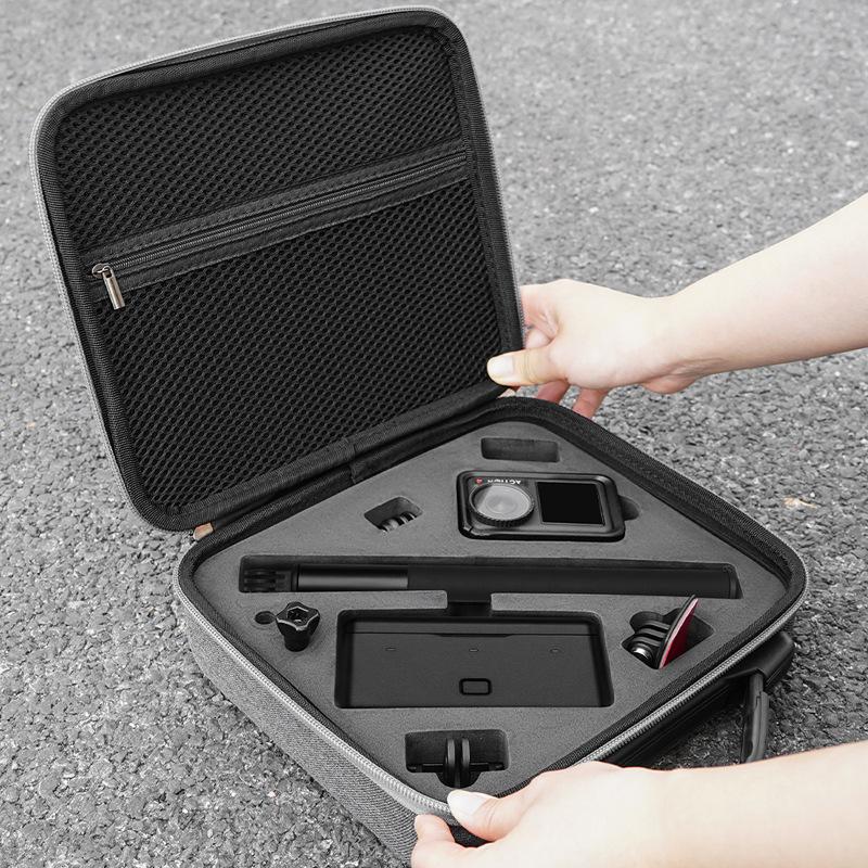 Applicable to DJI Action3/4/5Pro handbags, action camera storage bags, portable storage box accessories