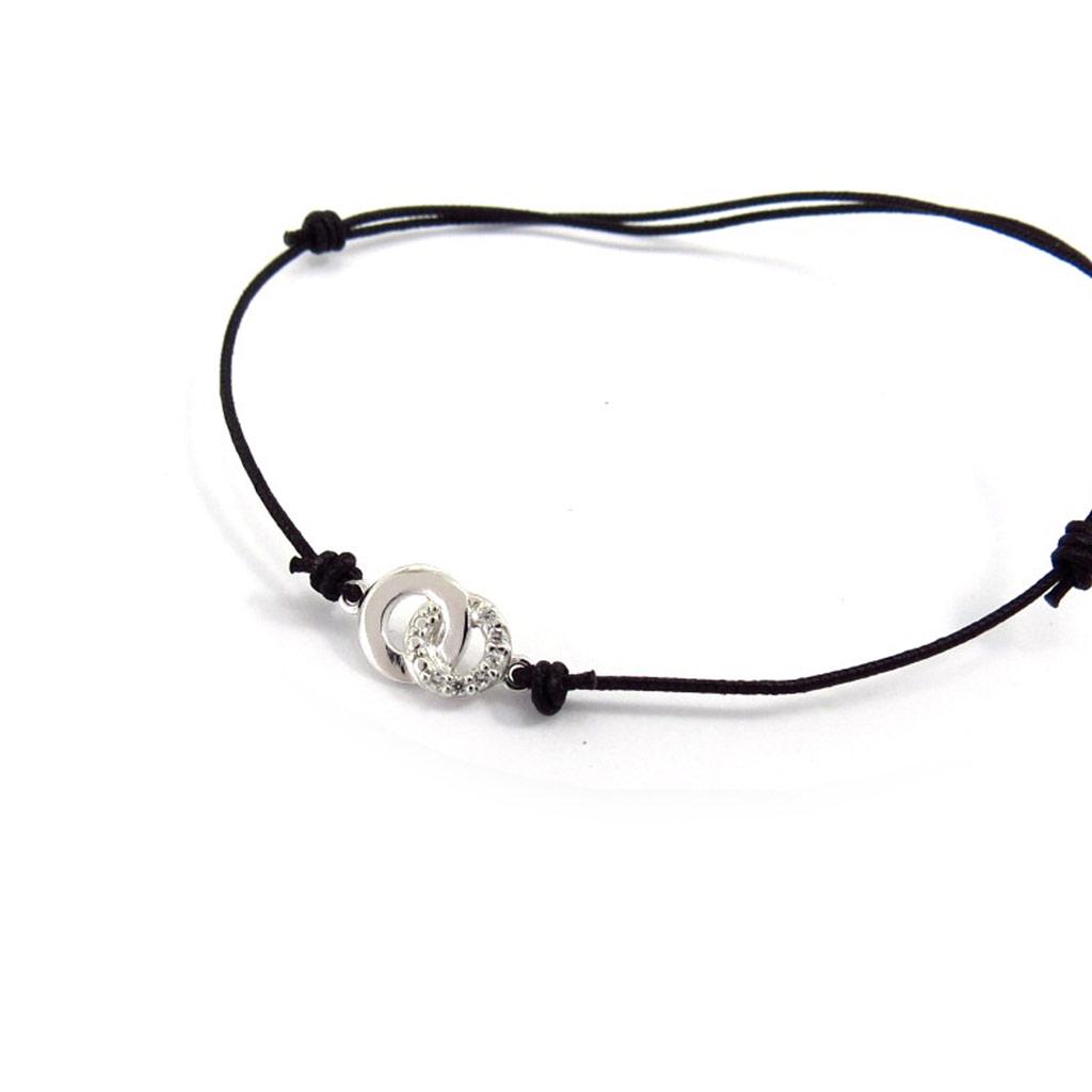Les Trésors De Lily [K5871] - Silver Bracelet 'Goddess' White Silver (rhodium Plated) - 10x5 Mm
