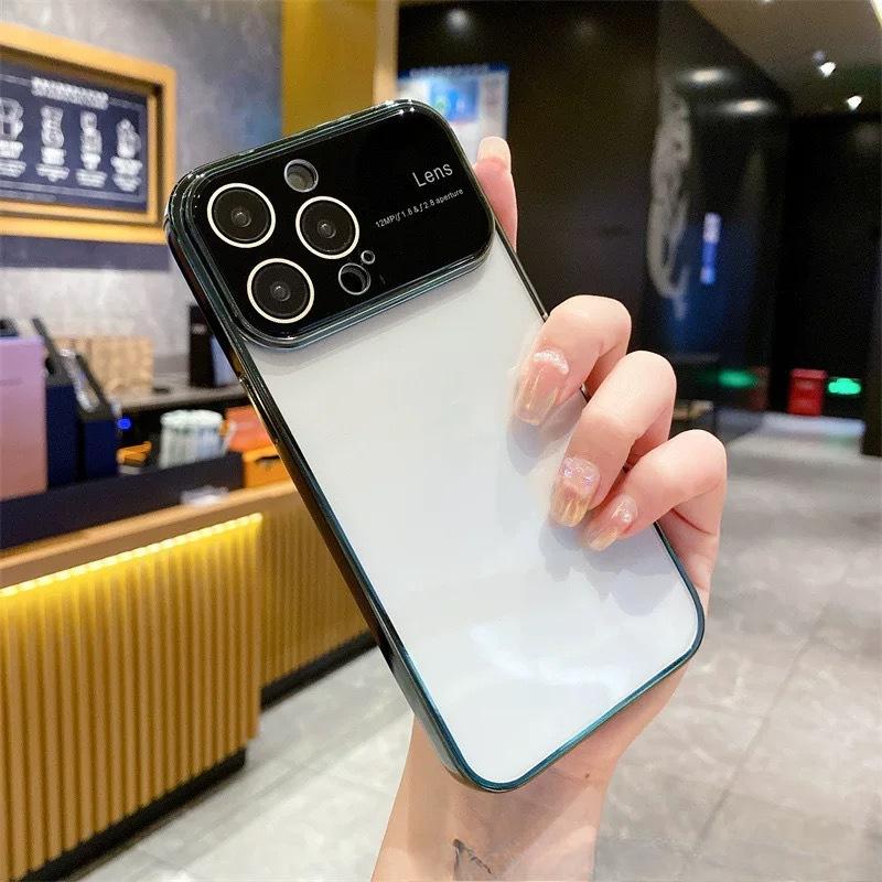 

Подходит для IPhone 15 Гальванизированный чехол для мобильного телефона Полностью закрывающий ПК Большое окно Apple 15Pro Мягкий 14 Чехол для защиты от падений Apple [15Promax] owner