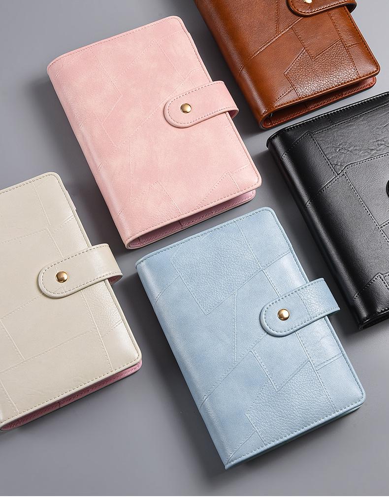 A5 Large Capacity Removable Loose-Leaf Notebook: Simple Design for Students