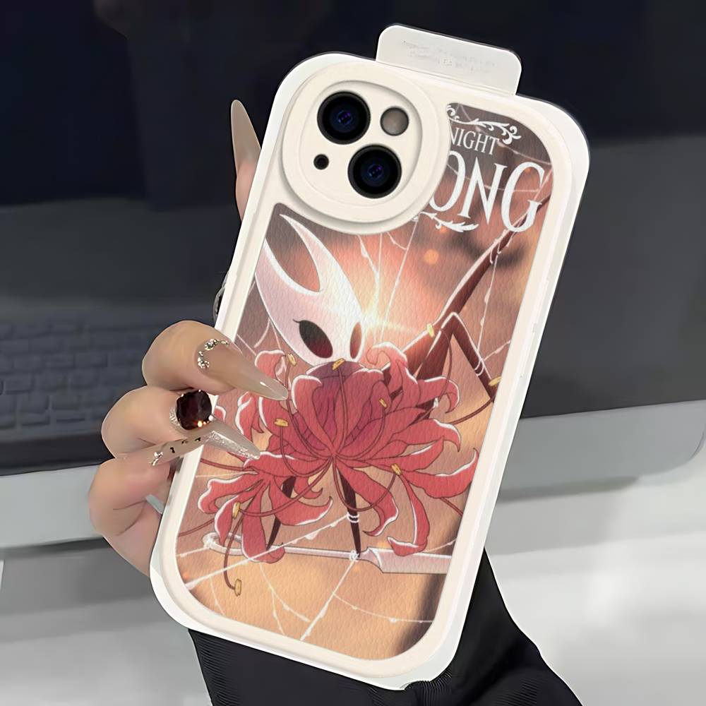 Game H-Hollow K-Knight S-Silksong Phone Case For IPhone 11 12 13 14 15 16 Pro Max Plus Leather Cover