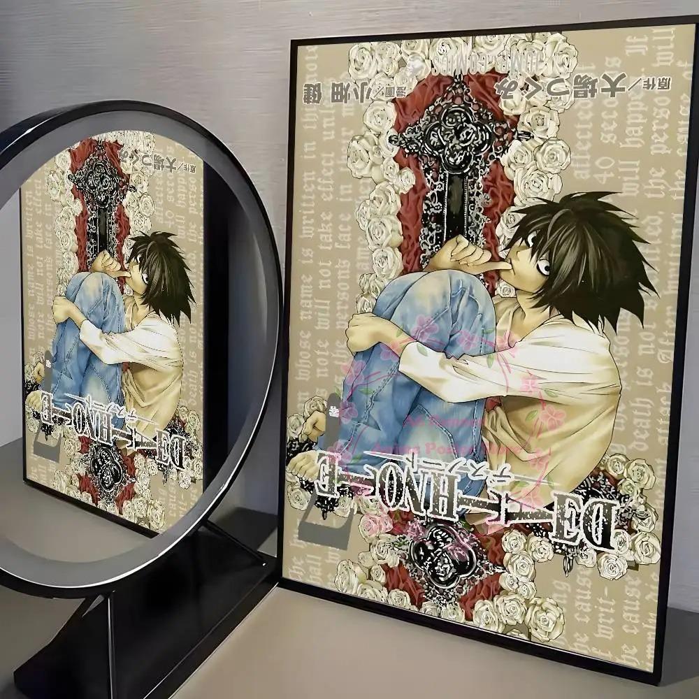 Death Anime Note Dn L Classic Vintage Poster Art Hd Canvas Advanced Aesthetic Printing Paper Wall Art For Living Room Home Decor