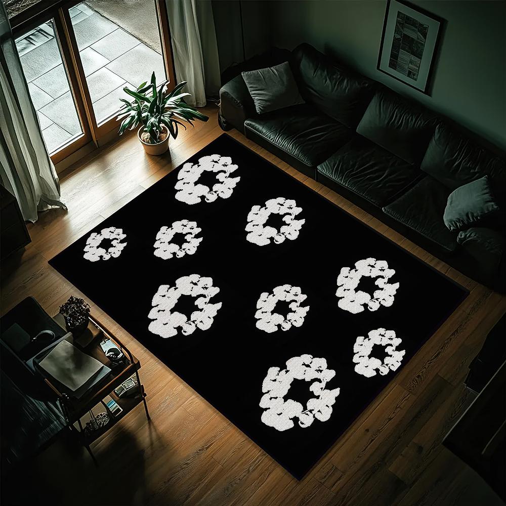 Luxury D-Denim T-Tears Door Mat Entrance Non-slip Washable Kitchen Carpet Living Room Hallway Rug Bathroom Decoration
