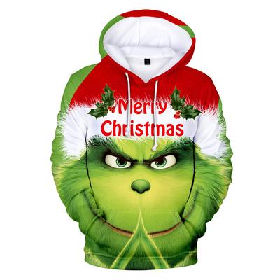 Weihnachtsthema Niedliche Cartoonfigur Hoodies Für Damen Herbst Winter Täglich Lässig Langarm Kapuzenoberteile Harajuku Y2K Pullover
