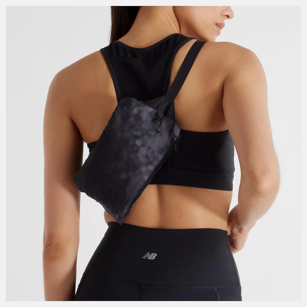 New Balance Women's Special Edition Transparent Packable Jacket (AWJ5110Y) BK (Black) Size M