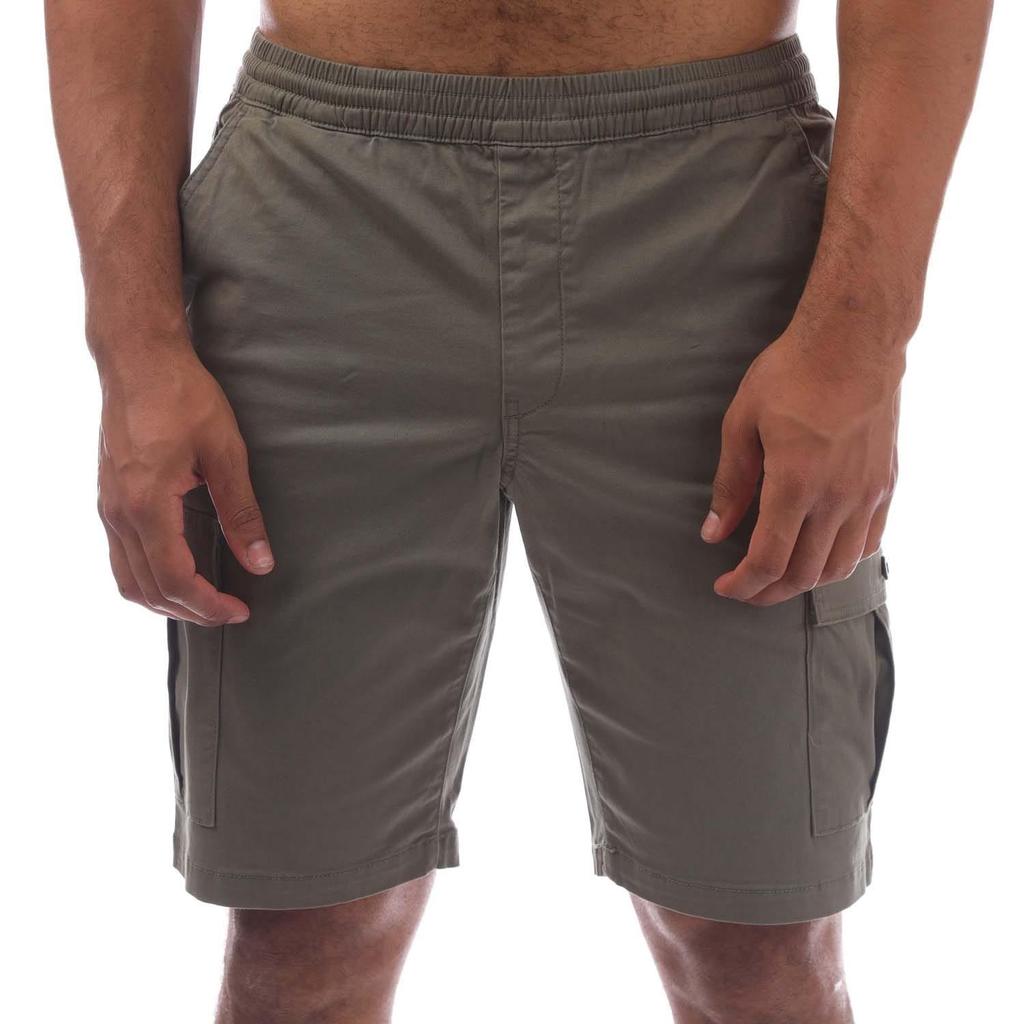 Farah Mens Crane Twill Organic Cargo Shorts