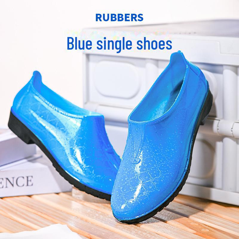 Eleganta Dam Lågskurna Halkfria Vattentäta Regnstövlar - Lågskaft, Kort Skaft för Sommar