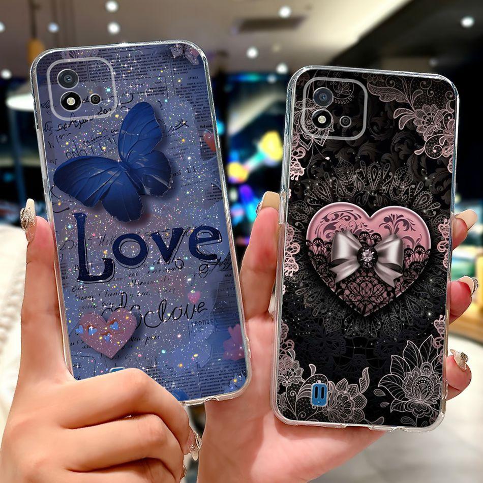 For Realme C11 (2021) RMX3231 Fashion Cool Pattern Phone Case For Realme C11 2021 Soft Silicone TPU Cases
