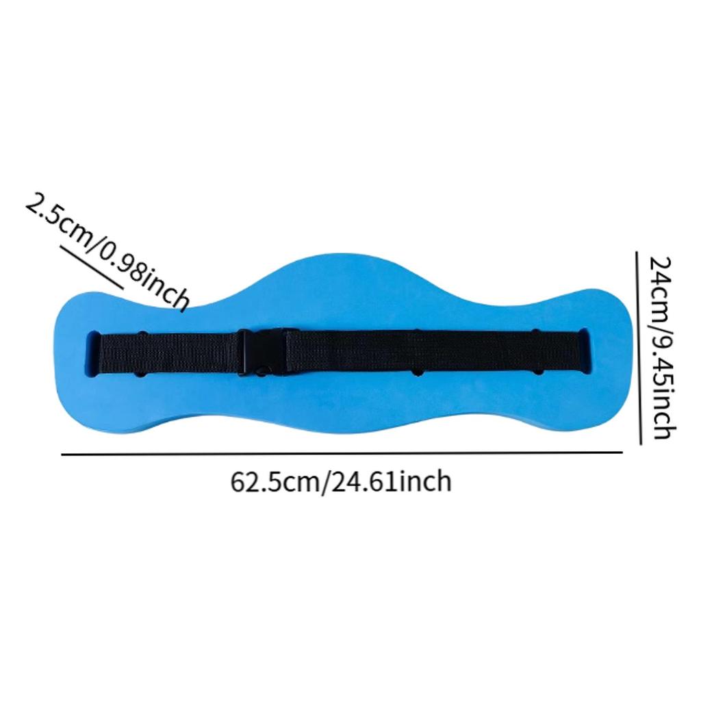 Cintura da Nuoto Regolabile Cintura di Galleggiamento Ausiliaria Cintura Galleggiante in Schiuma EVA Cintura Lombare per Piscina Fitness Allenamento