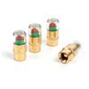 Tire Safety Indicator Valve Set of 4 for Monitoring Air Pressure Levels