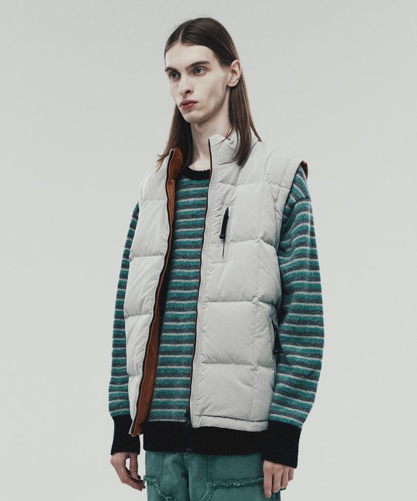 Thevinylhouse Reversible Padded Vest Sand (Vh2Dwub990A)