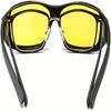 Lichtblockierende Brille, UV-Schutzbrille, Schutzbrille, Augenschutzbrille, Nachtsichtbrille für Damen und Herren