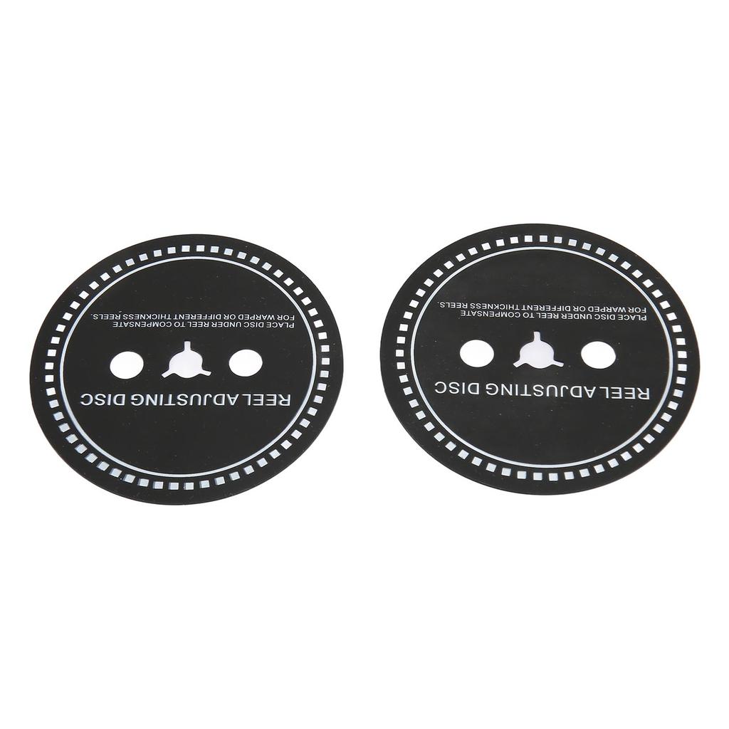 2KS Nab HUB Adaptér Podložka Silikonový Kotouč pro Nastavení Pásku pro Magnetofon Cívka-cívka Černý