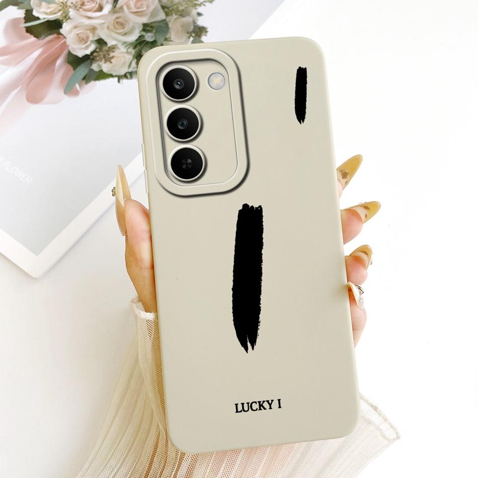 For Realme C83 Lucky Initial Letter Phone Case For Realme C83 C 83 5G Soft Silicone Cases Bumpers