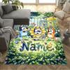 Rainbow Sports Party Personalized Name Carpet Design for Bedrooms Decorate room Living Rooms Game Room Antislip Carpet Office home decor