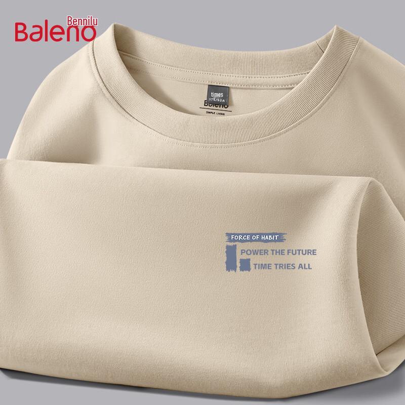 Baleno Men s Heavyweight Loose Fit Long Sleeve T-Shirt 4XL