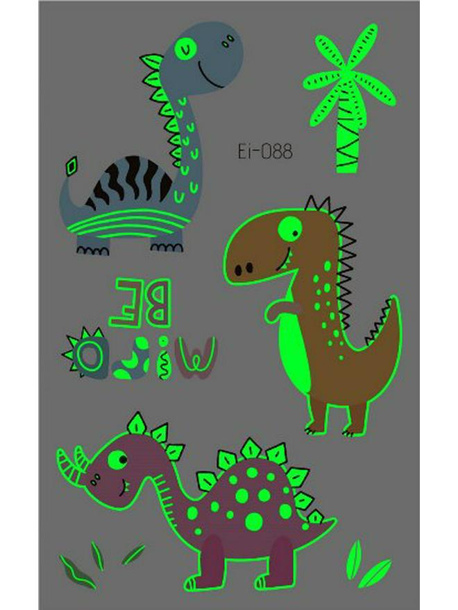 Tatuaże dla dzieci świecące w ciemności - Zabawa na imprezę i do kostiumu