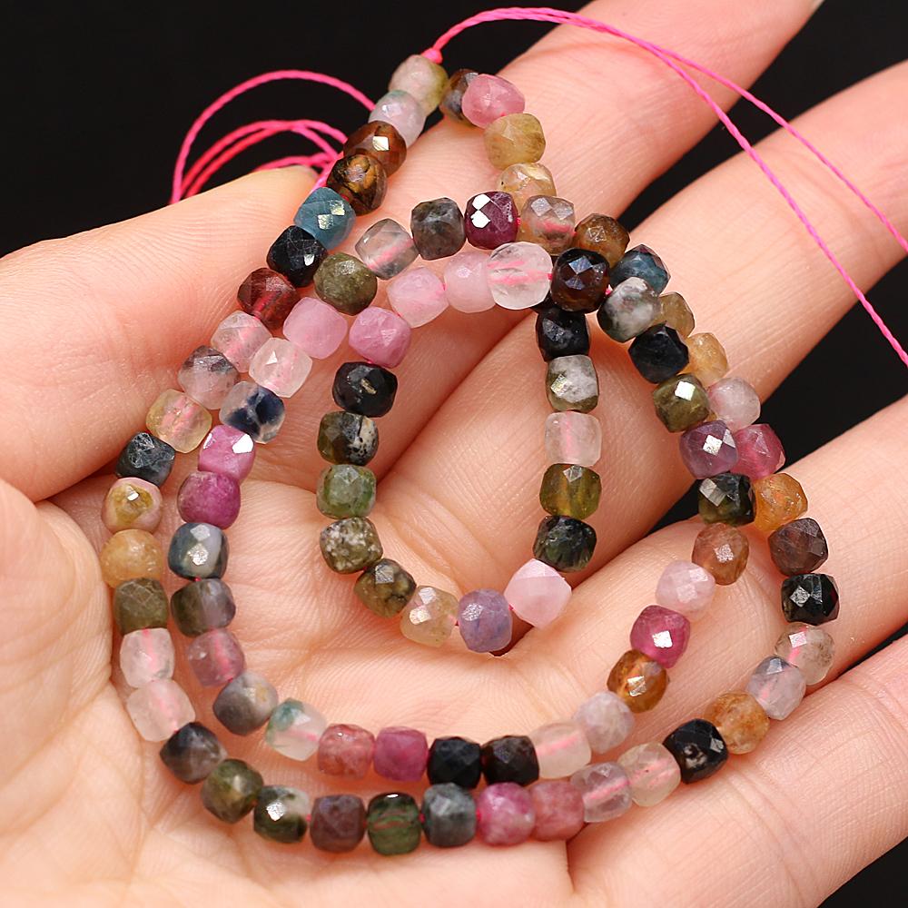 

Граненые бусины из натурального камня граната, изоляционная бусина для изготовления ювелирных изделий своими руками, ожерелья, браслета, серег, аксессуаров 4mm