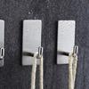 Clothes Bathroom Wall Mounted Toliet Towel Self Adhesive Storage Rack Key Holder Hanger Wall Hook