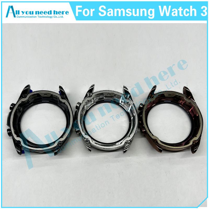For Samsung Galaxy Watch 3 45MM R840 R845 / Watch3 41MM R850 R855 Middle Frame LCD Support Mid Faceplate Bezel Replacement