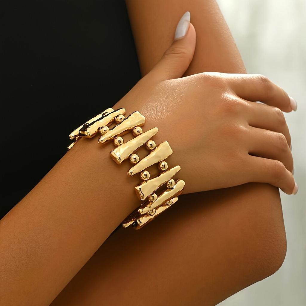 Fashionable Women's Elastic Rope Geometric Bracelet