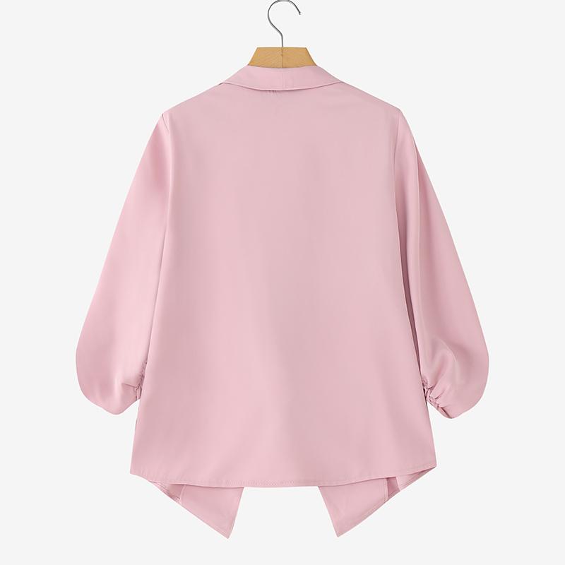 ZANZEA Women Casual Turn Down Collar Loose Long Sleeve Cardigan Tops