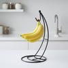 Metal Banana Hanger Prevents Bruising Kitchen Organizer Sturdy