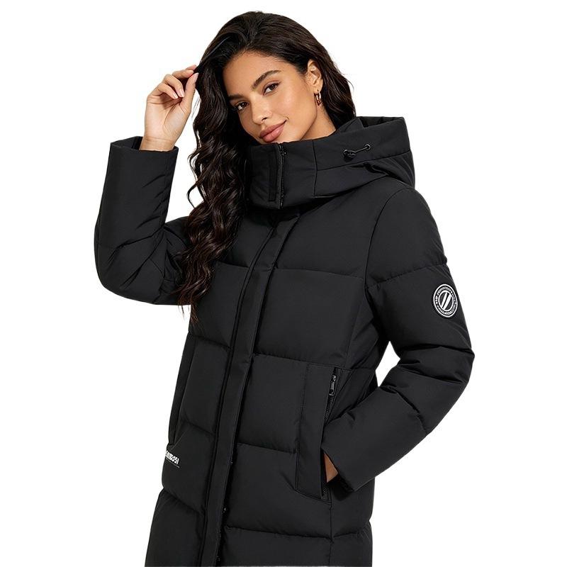 Medium and long cotton clothes women's new winter cotton-padded clothes thickened warm down cotton-padded jackets