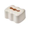 Nordic Decorative Tissue Box Household Dorm Bathroom Paper Holder Cute Coffee Table Bedside Napkin Tissue Dispenser with Spring