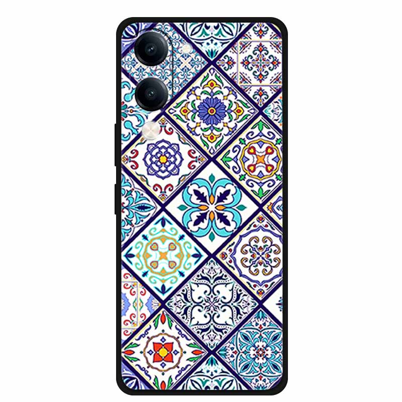 Lovely Relief Cover For Vivo Y04 V2430 Y37C Y29S V2446 Funda 3D Cartoon Soft Silicone TPU Phone Case Y29T Y19sGT Bumper