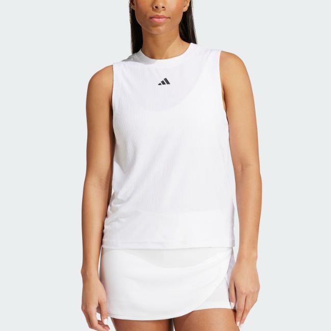 Adidas AirChill Match Tank Top Women Tops White IT4689