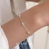 Cuiyan S925 Silver Korean Butterfly Bracelet - New Sweet & Fresh Jewelry for Women & Best Friends (2025)