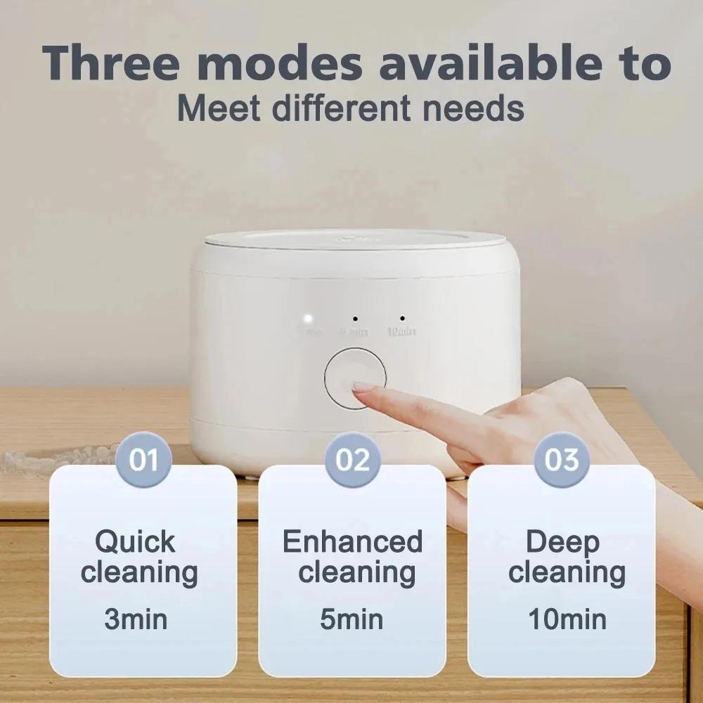 Xiaomi Xiaomi Ultrasonic Braces Cleaning Machine, USB Rechargeable, Dentures Retainer, Mouth Guard Aligner, Watch Strap Cleaning, 50KHZ