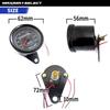 MAXIMASELECT 180km Mechanical Speedometer, 12V, Black Plated Finish, Universal Fit for Motorcycles NS1, Magna 50, Ape, Monkey, Gorilla