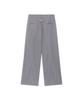 THE COLDEST MOMENT Tcm Hem Two Button Pants (Charcoal)