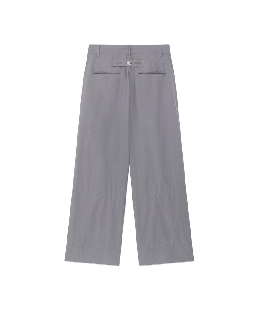 THE COLDEST MOMENT Tcm Hem Two Button Pants (Charcoal)