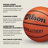 Wilson EVOLUTION Basketball Size Navy WTB0595XB0702, Indoor/Outdoor, 7, Approx. 24.5cm Diameter,